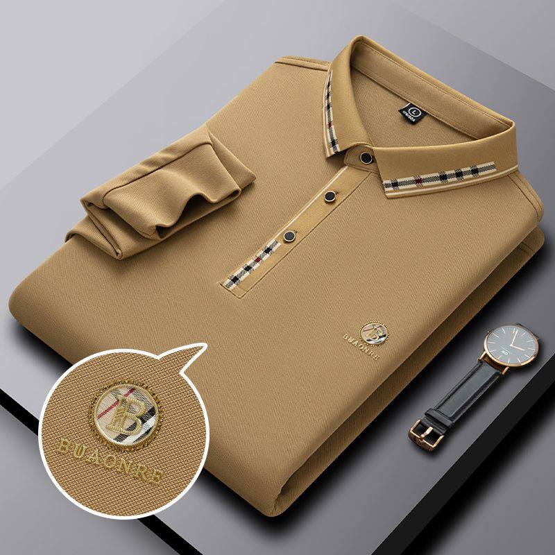 Refined Full-Sleeve T-Shirt with Collar Detail