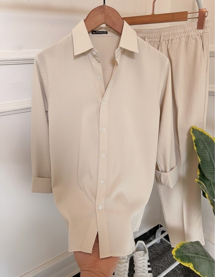 Pure Linen Co-Ord Set - Premium Edition