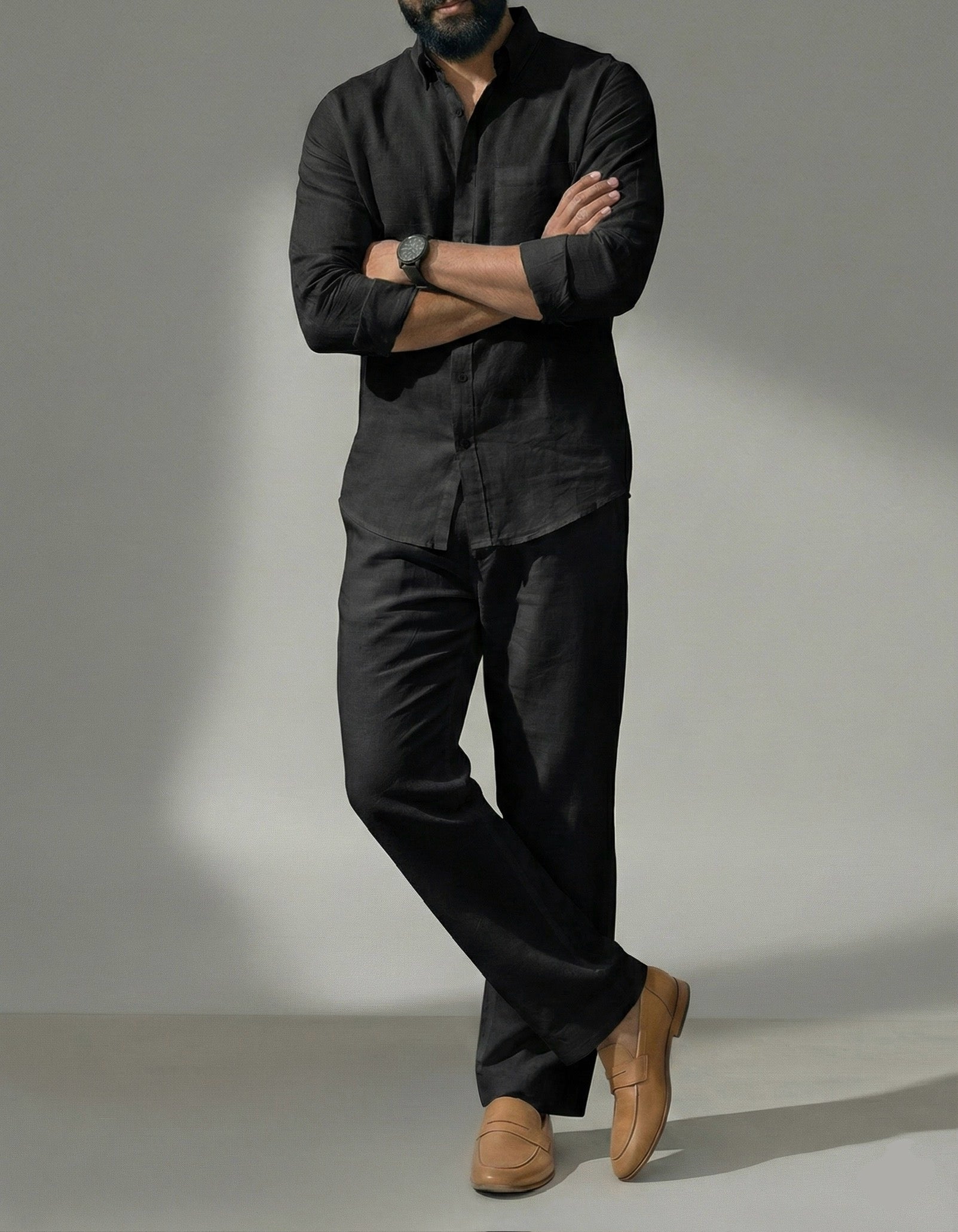 Luxe Top & Bottom Set Of Linen, Luxury And Style