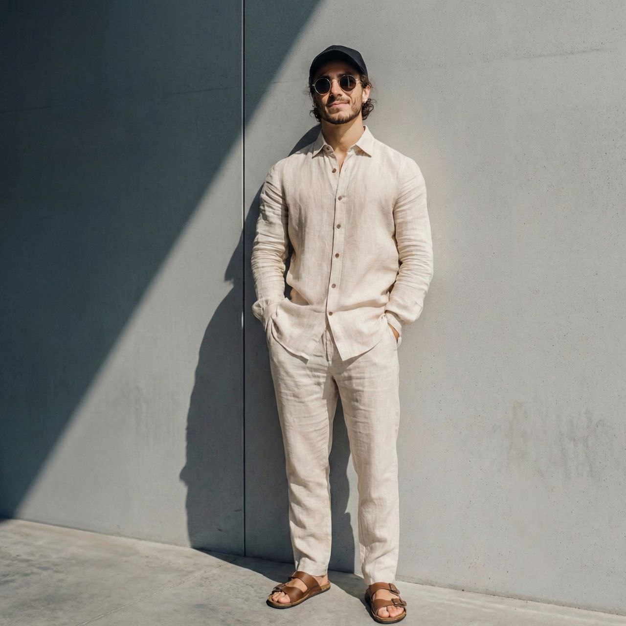 Luxe Top & Bottom Set Of Linen, Luxury And Style