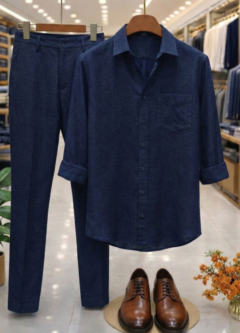 Luxe Top & Bottom Set Of Linen, Luxury And Style