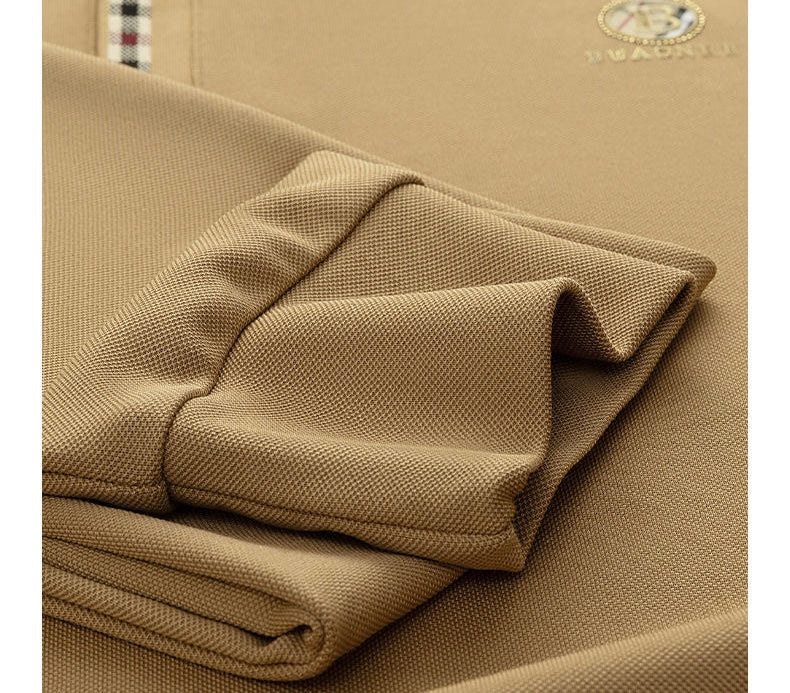 Refined Full-Sleeve T-Shirt with Collar Detail