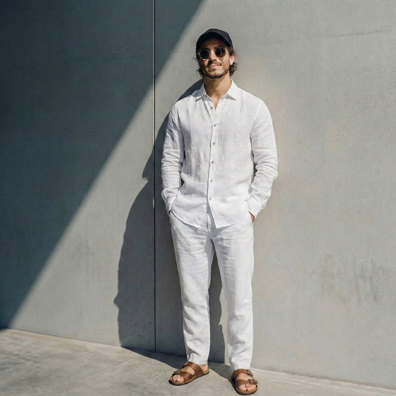 Luxe Top & Bottom Set Of Linen, Luxury And Style