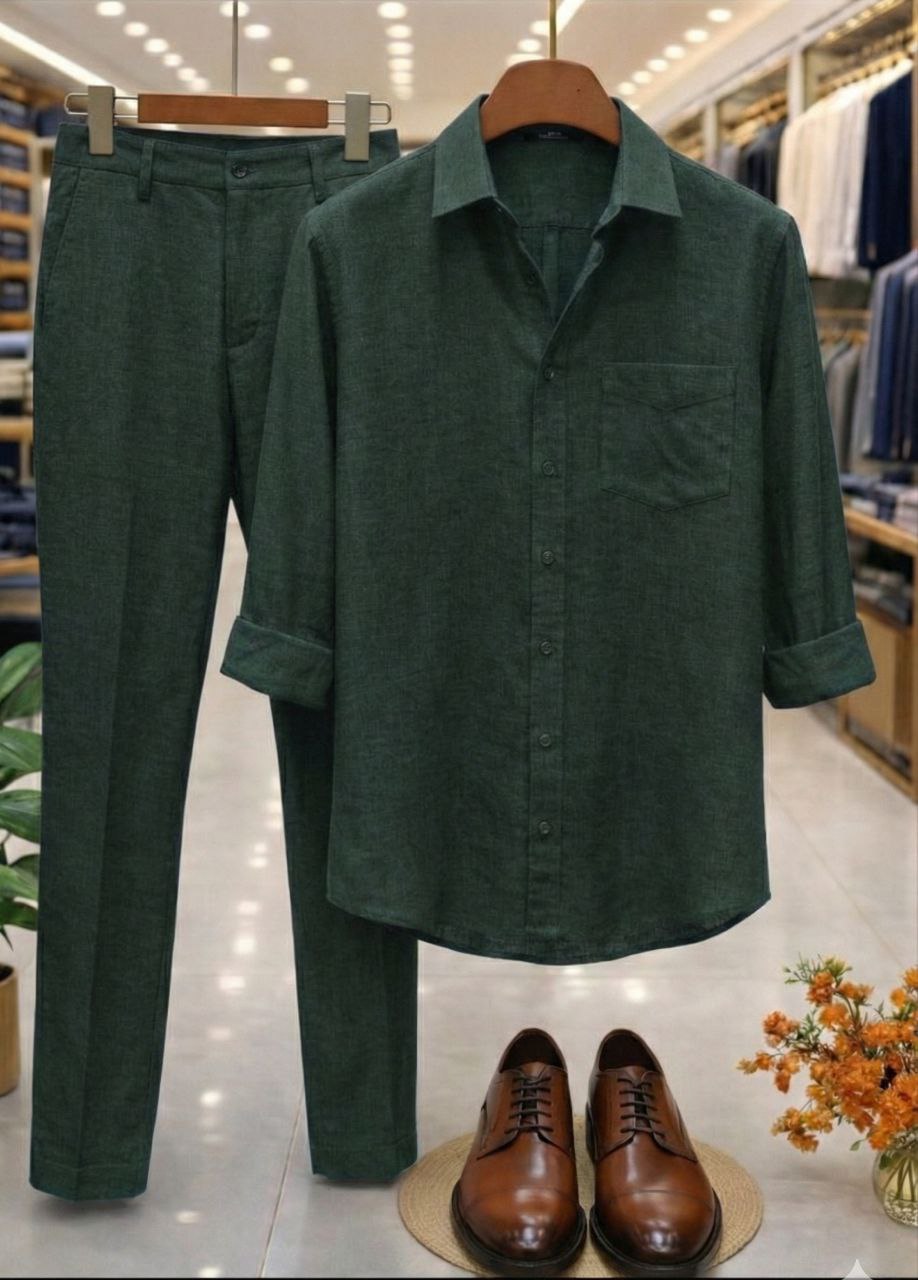 Luxe Top & Bottom Set Of Linen, Luxury And Style